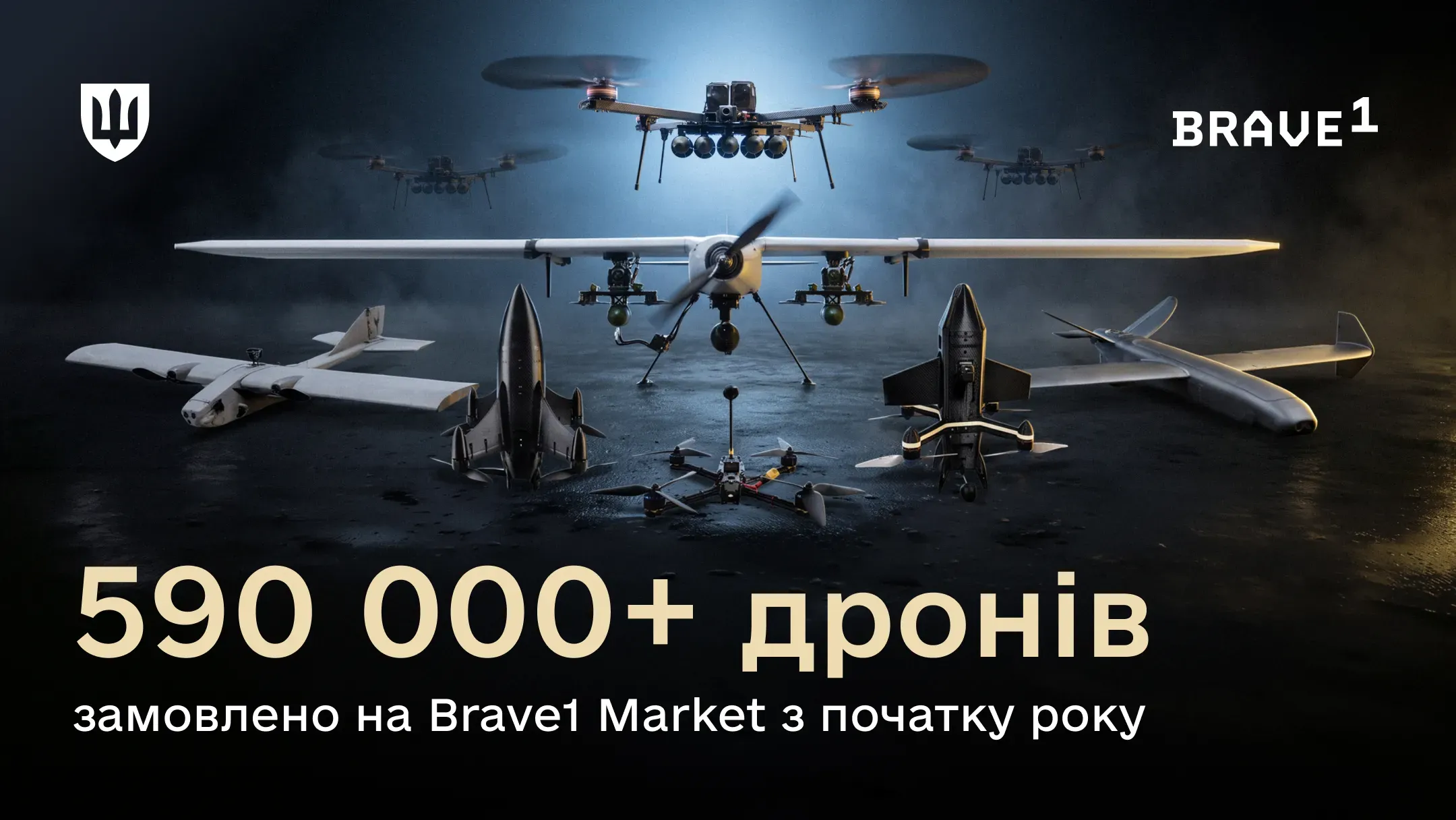 Ukrainian military orders over 590,000 UAVs via Brave1 marketplace