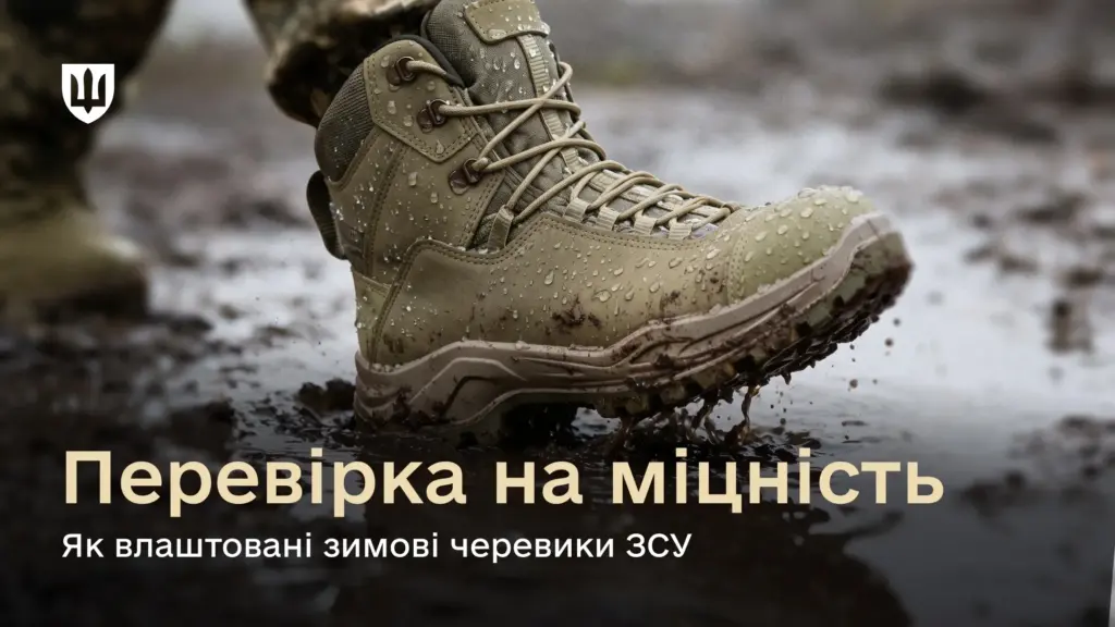 ЗСУ отримали майже 260 тисяч пар зимових черевиків за стандартами Міноборони