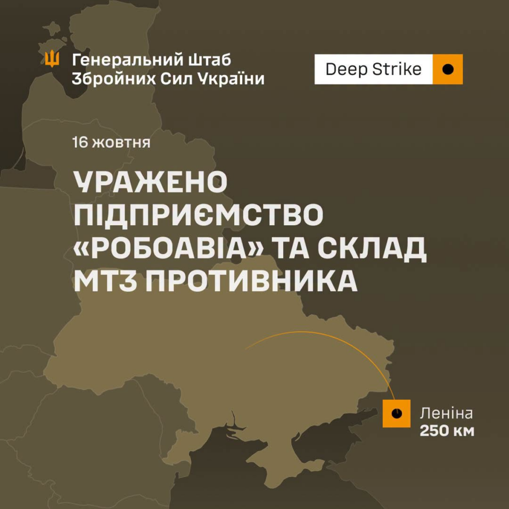 Сили оборони завдали ударів по виробнику дронів та складу ракетників рф
