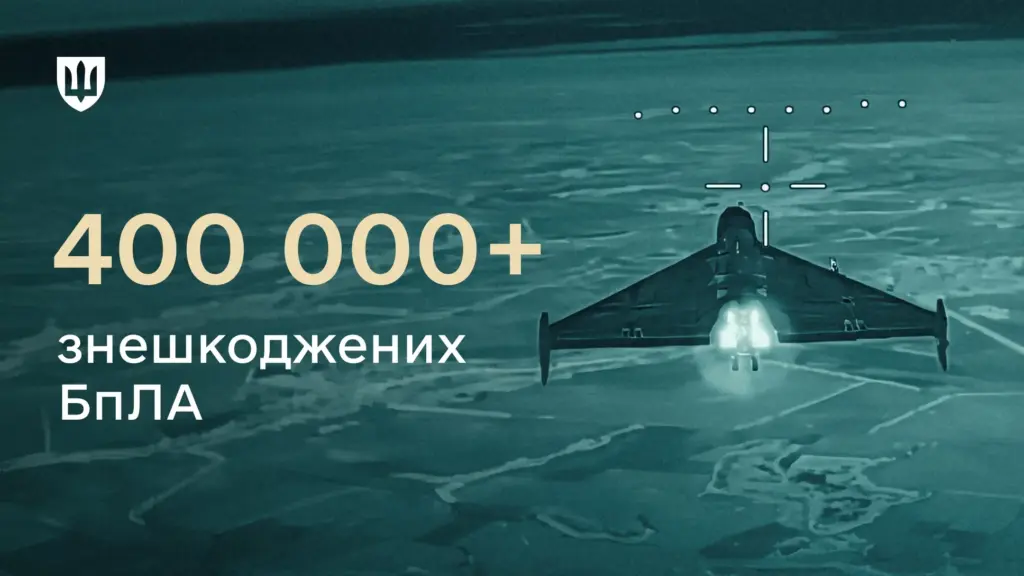 Сили оборони знешкодили 408 000 російських безпілотників із початку 2026 року
