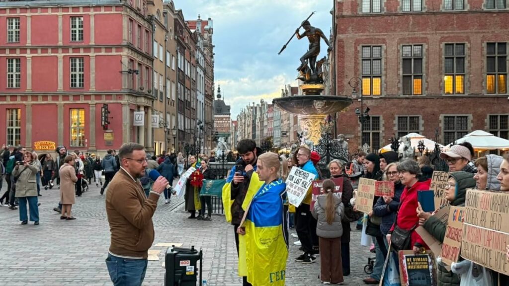 У Гданську відбулася акція «Звуки полону» на підтримку українських бранців У Гданську відбулася акція «Звуки полону» на підтримку українських бранців